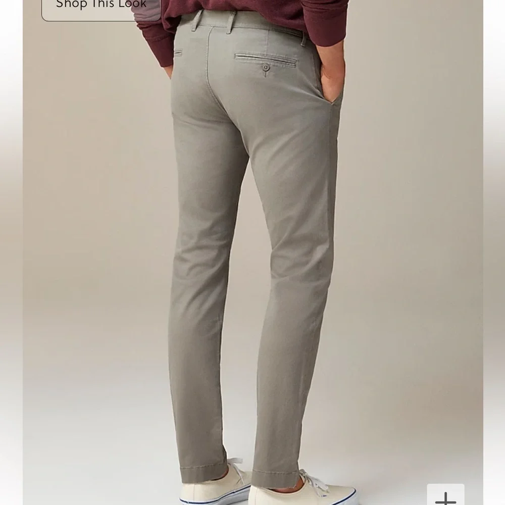 J crew mushroom 484 Slim-fit stretch chino pant